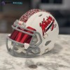 Riddell Edgewood Warriors Mini Football Helmet - Silver & Red