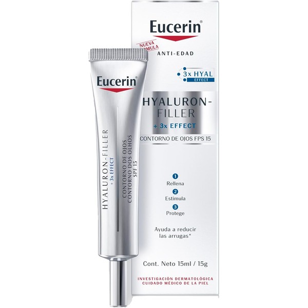 Eucerin Eucerin Hyaluron-filler Ojos Fps 15+ 15ml, color, 15 ml,