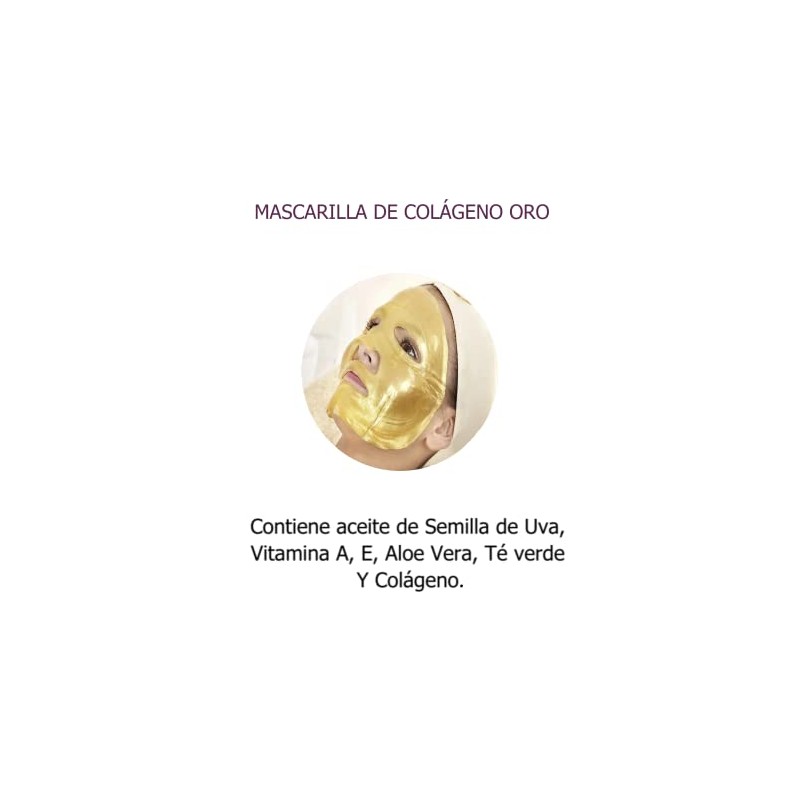 MASCARILLA FACIAL DE COLAGENO CRISTALINO KIT DE 3 PIEZAS