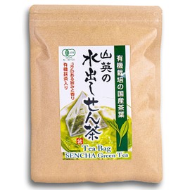 Matcha Infused Green Tea Bags 40 packs/80 g Biodegradable Filter, Japanese Teabags, YAMAEI