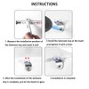 YOWPEY 20Pcs Shelf Support Peg Shelf Pins Kit Bracket Shelf