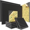Sonicism Sound Proof Foam Panels for Walls Self-Adhesive Pyramid 48