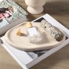 Koville Luxurious Natural Marble Vanity Tray, Cloud Shape Serving Stone
