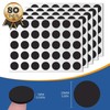 DIYMAG 0.8" x 0.04" 80 Pack Magnetic Dot with Adhesive