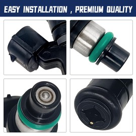 MATERIG Fuel Injector Fit for Nissan Altima 2015-2018 Rogue 2014-2018 Replace FBY2855, 4PCS 2.5L 18-Hole Nozzle