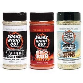 Boars Night Out - 3 Pack - White Lightning - Championship - Double Garlic