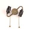 Bieye SC07 E26 Light Socket Cluster with Pull Chain Switch