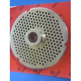 Size #42 BURGER GRIND 3/16" holes. (4.5 mm holes) meat grinder disc plate Butcher Boy, Hobart Cabelas, Waltons, Meat your Maker, Biro, Berkel. Made In Italy