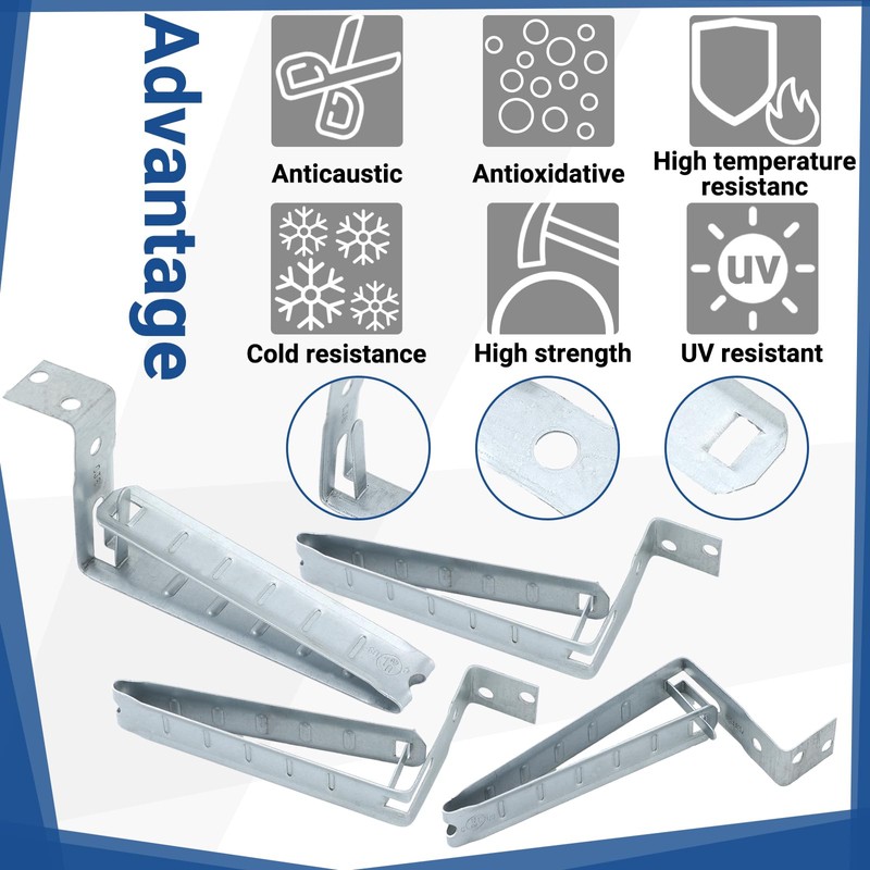 Landhoow 100 Pcs Stud Mounting Cable Support Metal Stud Support