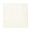Caspari Moiré Paper Luncheon Napkins in Ivory - Two Packs