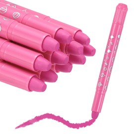 sourcing map Twist Crayons, Twist Crayons Gel Watercolor Set Washable Silky Smooth for Arts Drawing DIY Craft Project Coloring Supplies Gift(Pink, Pack of 11)