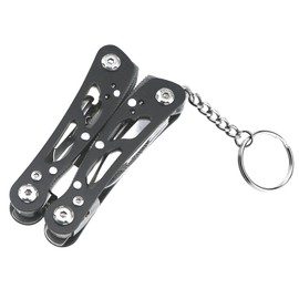 Small Multitool Pliers,Outdoor Pocket Multitools Mini Pliers,Best Gifts for Mens,Boys,Birthdays,Christmas, Friends,15 In 1 Stainless Steel Accessible Tools(Black)