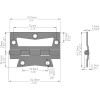 Everbilt 10 Pack White 2-1/2" Non-Mortise Door Hinges, Steel  for Shutters Cabinets 29257