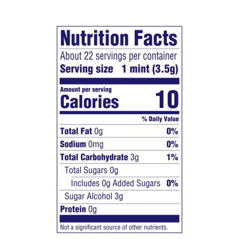 Life Savers Pep O Mint Sugar Free Candy Bag, 2.75