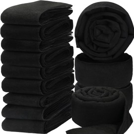 12 Pcs Water Activated Barrier for Flooding 5 Ft x 6.5 Inch Absorbent Flood Barriers for Home Sandless Sandbag Reusable Water Diverter for Door Garage Basement Prevention Rain Hurricane Black