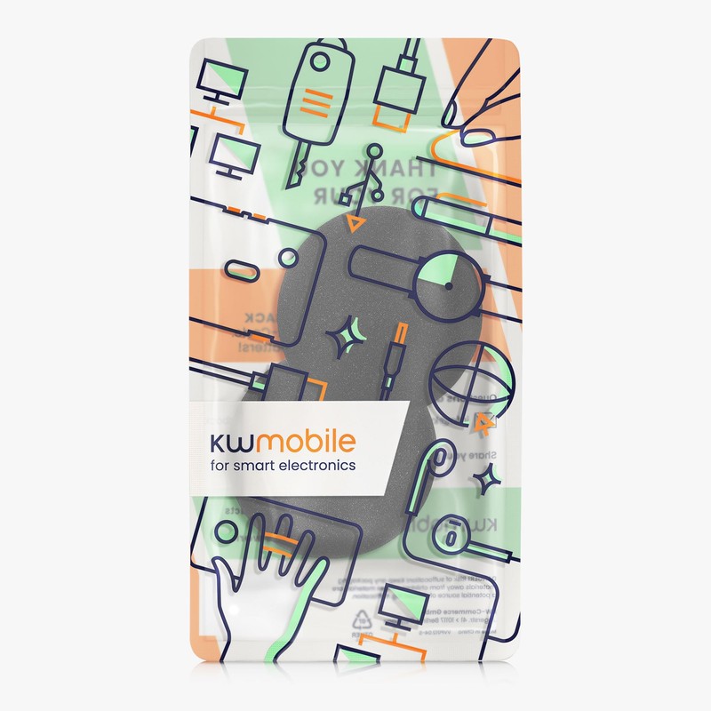 kwmobile 2 x Ear Pads Compatible with Jabra Evolve 20