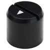 6mm Splined Hole Small Slot-Top Equipment Plastic Control Knob Pack
