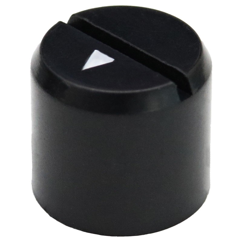 6mm Splined Hole Small Slot-Top Equipment Plastic Control Knob Pack