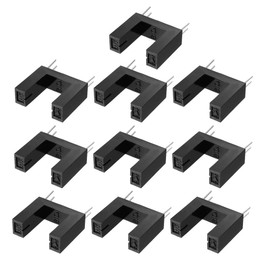 uxcell 10 Pcs 25/64" Slot PCB Photo Interrupter Slotted Optical Sensor Switch HY810A