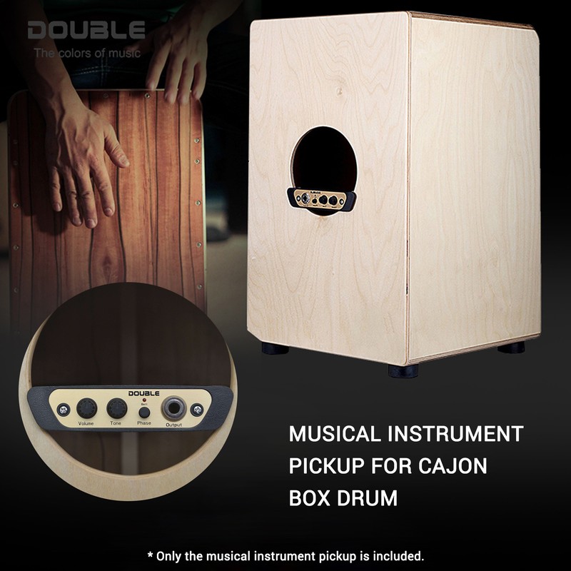 DOUBLE CJ01L Cajon Box Drum Preamp Pickup Musical Instrument Pickup