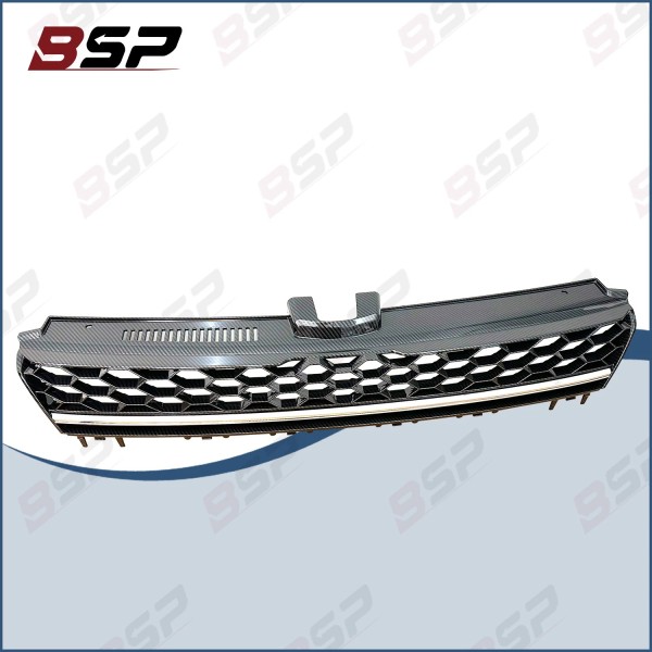 BSP For 2015-2016 MK7 Golf GTI Front Grille Honeycomb Chrome