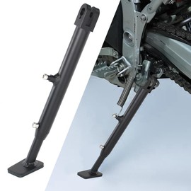 Mantt Adjustable 4'' Kickstand Side Stand Fit for CRF300L 2024 2023 2022 2021 / CRF250L 2012-2020/2022-2024 CRF300L Rally/ CRF250L Rally 2018-2021 Motorcycle Adjustable Aluminum Side Stand (Black)
