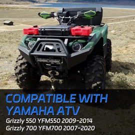 Rear Brake Caliper Compatible with Yamaha Grizzly 550 YFM550 2009-2014 Grizzly 700 YFM700 2007-2020 OEM#3B4-2580V-11-00 3B4-2580W-11-00
