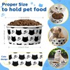 Mifoci 60 Pcs Disposable Pet Bowls Bulk 12 oz 1.5