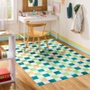 TOWN & COUNTRY PLAY Niko Checkmate Kid's Washable Area Rug,