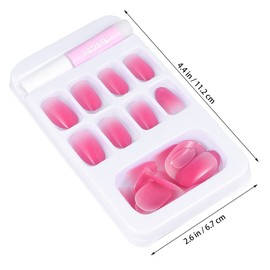 Healvian Rtificial Fingernails Nail Decals Easy to Apply Fashionable Nail Tips for Women Manicure Stickers Set