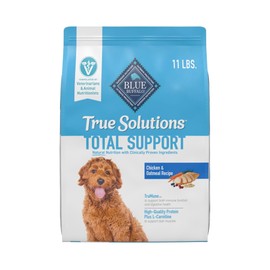 Blue Buffalo True Solutions Total Support Natural Dry Dog Food for Adult Dogs, Chicken, 11-lb. Bag