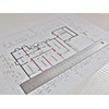 Wedo 525130 Steel Ruler With Cork Backing, 30 cm, Silver