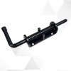 Aiwaiufu 8.5inch Black Heavy Duty Spring Loaded Latch Pin, Galvanized