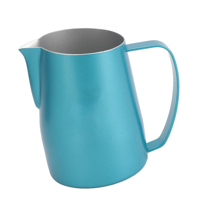 Milk Frother Cup Professional Stylish Exquisite Slanted Mouth Stainless Steel