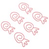 100Pcs Carrot Paper Clips Carrot Shape Strong Metal Anti Slip