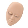 Training Mannequin with Flat Head, for Practising Makeup Eyelashes, Eyelash
