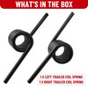 TRUCFUSION Trailer Ramp Spring 1 Pair Heavy-duty Trailer Coil Springs