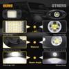 LY8 12Pods LED Rock Lights White 24led Chips Waterproof Neon