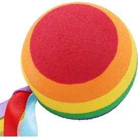 Car Antenna Ball EVA Aerial Long Ribbon Rainbow Ball Car-Styling Vehicle Antenna Decoration Professional and Fashion Exterior Accessories