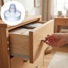 10 Pcs Glass Table Top Bumpers Clear Silicone, Patio Table