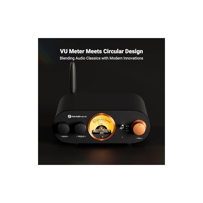 Fosi Audio MC101 amplificador estéreo Bluetooth, componente de audio para