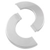 JianLing 2PCS 304 Stainless Steel Round Escutcheon Plate Round Snap-fit