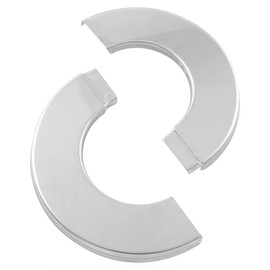 JianLing 2PCS 304 Stainless Steel Round Escutcheon Plate Round Snap-fit Decorative Cover For Outer Diameter 65mm, Inner Diameter 35mm