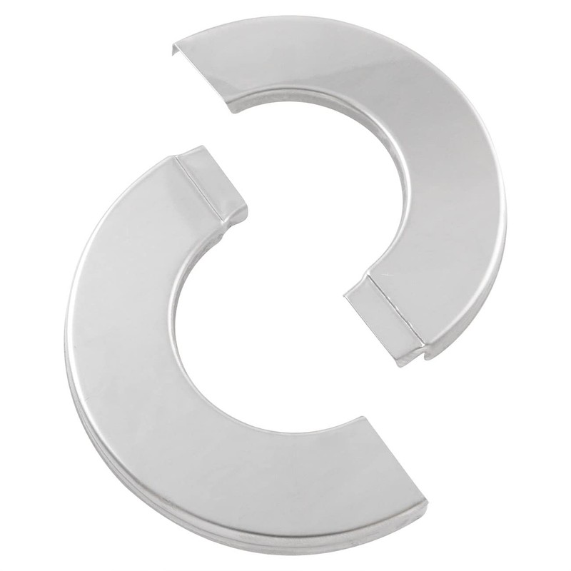 JianLing 2PCS 304 Stainless Steel Round Escutcheon Plate Round Snap-fit