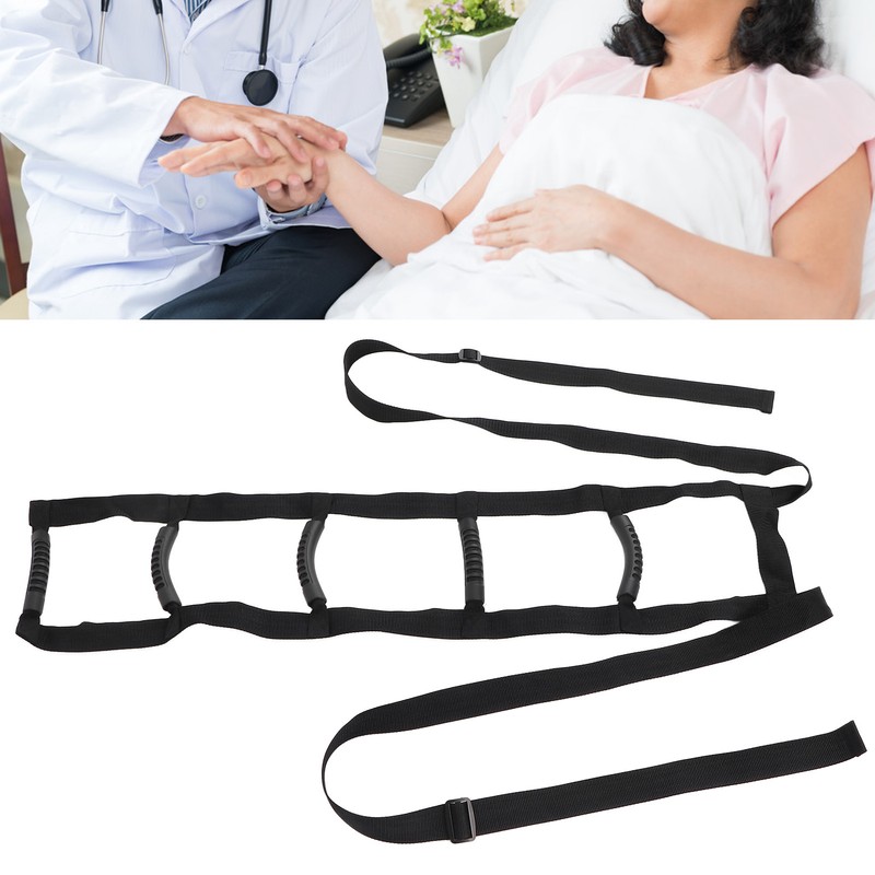 3.8cm Width Adjustable Bed Ladder Assist Rope Elderly Patient Sit
