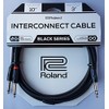 Roland Black Series 1/4-Inch TRS Male to Dual 1/4-Inch TS