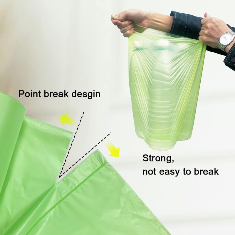 JCKCWL JCKCWL-120-BAGS 6 Litre Green Bin Liners (Pack of 120)