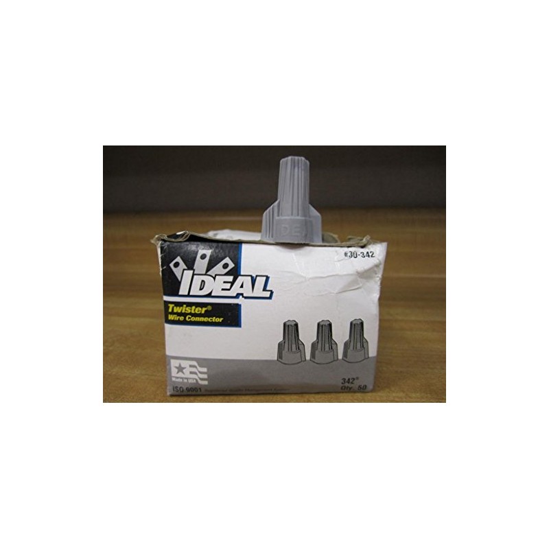 Ideal Industries 30-342 Wire Connector 18-6 AWG Gray Twister 342™