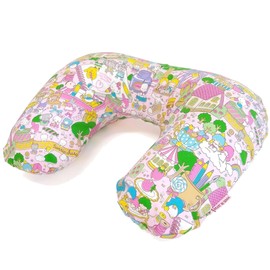 SANRIO Characters Neck Pillow, Air, For Travel, Airplanes, Portable, Compact, Air Pillow, Made in Japan, Fashionable, Pop Color, Women's, Character Design, Cute