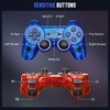 GamingBoy Wireless Controller for PS2, 2 Pack 2.4G Dual Vibration